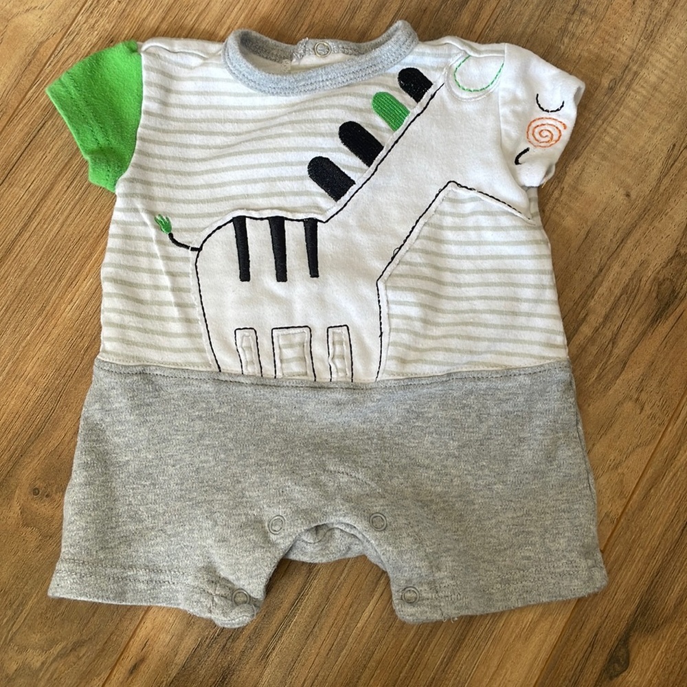 Buster Brown Zebra Romper